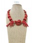 Collar corto en color rojo Ssolo