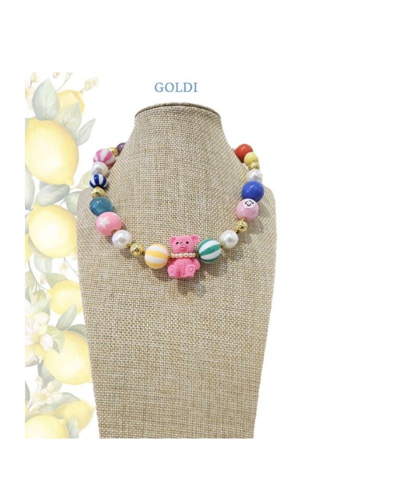 Collar corto con osito Ssolo