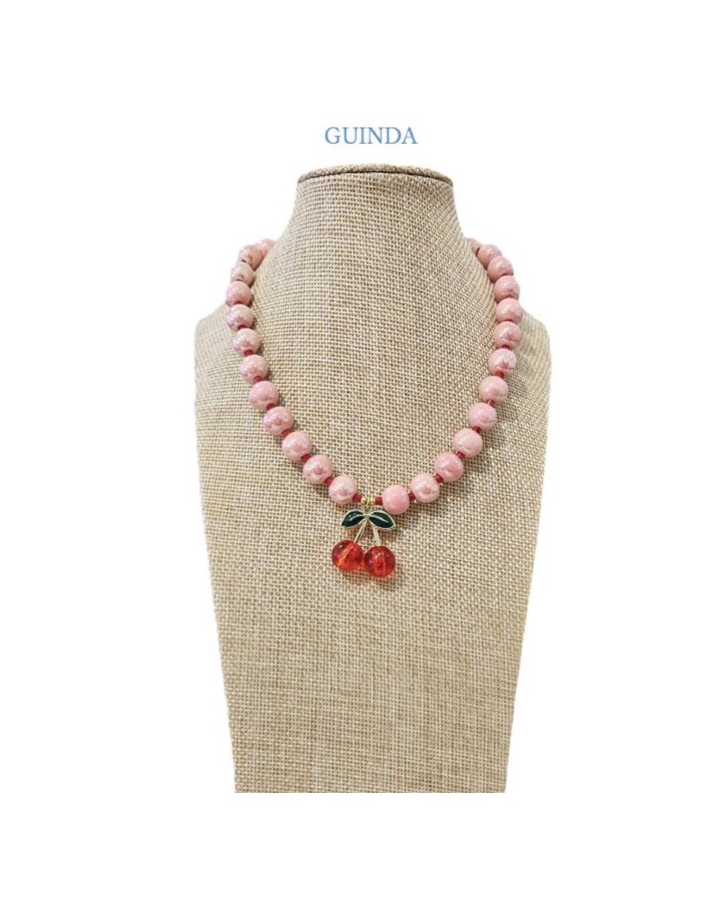 Collar corto cerezas Ssolo
