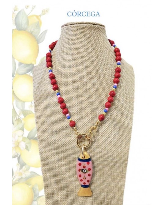 Collar corto pez pintado Ssolo