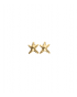 Pendientes estrella baño en oro de UNOde50