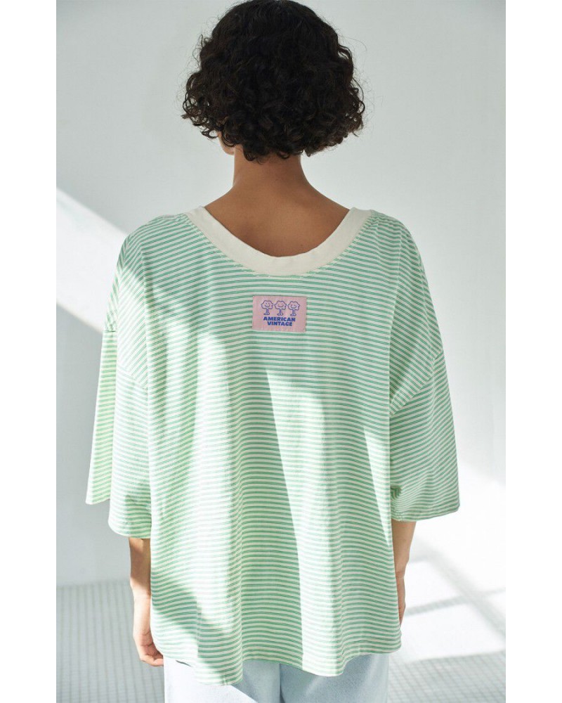 Camiseta rayas Gixy American Vintage
