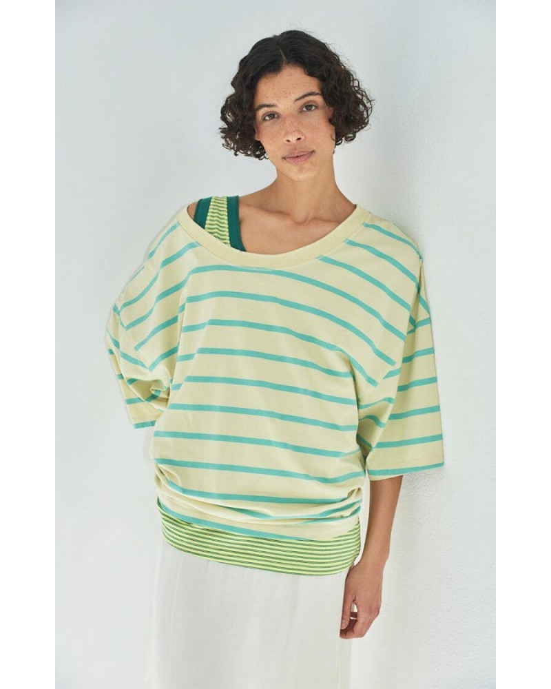 Camiseta rayas Gixy American Vintage