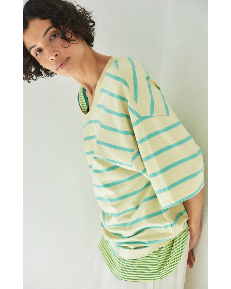Camiseta rayas Gixy American Vintage