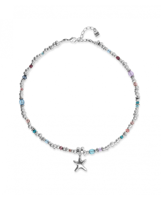 Collar Prisma bañado en plata UNOde50
