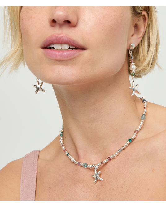 Collar Prisma bañado en plata UNOde50