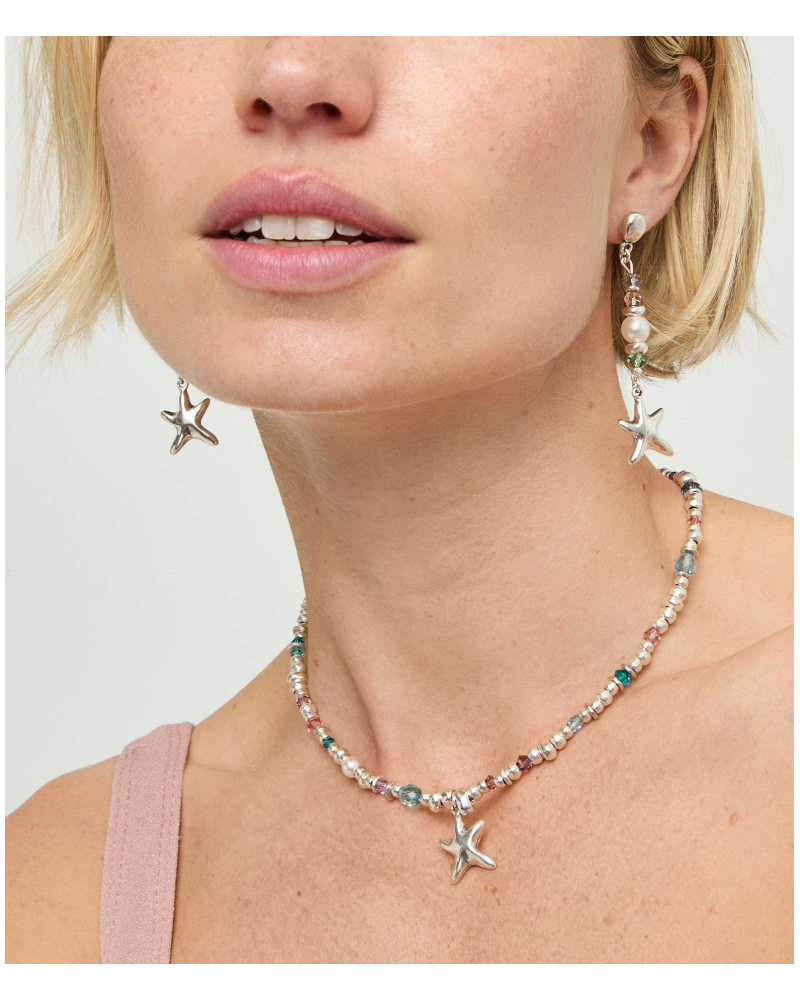 Collar Prisma bañado en plata UNOde50