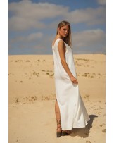 Vestido fluido blanco Guimanos