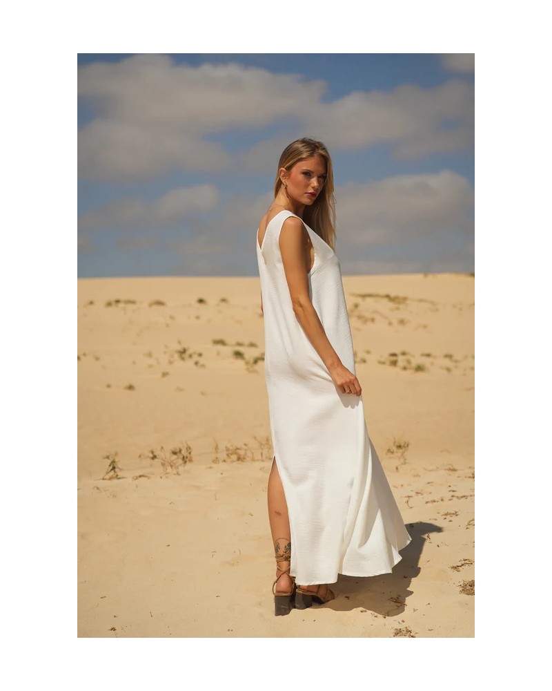 Vestido fluido blanco Guimanos