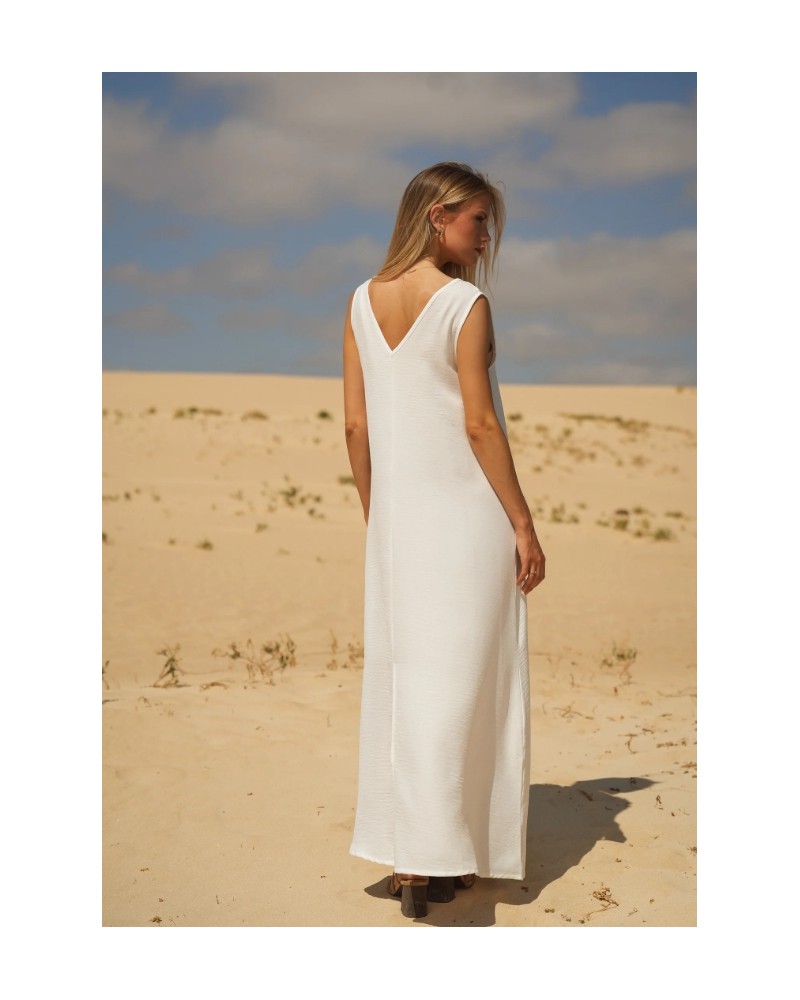 Vestido fluido blanco Guimanos