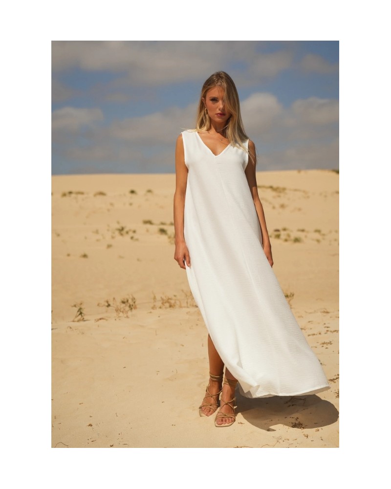 Vestido fluido blanco Guimanos