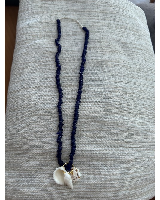 Collar largo con piedras azules Beach Eau
