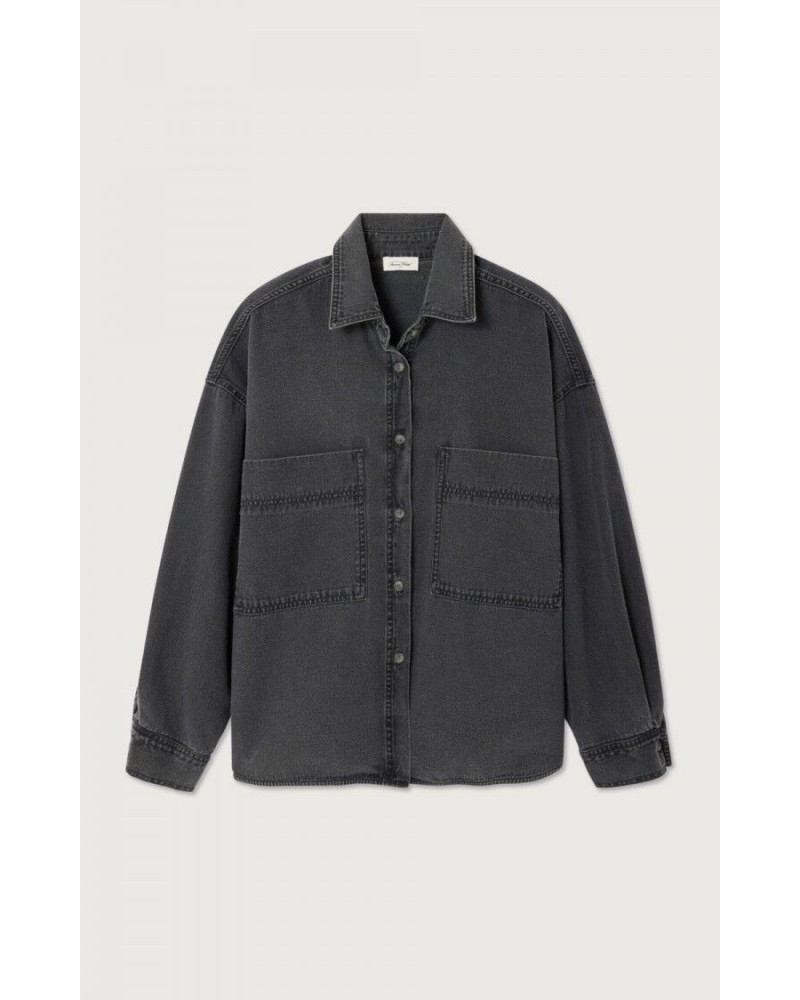 Chaqueta denim negra American Vintage