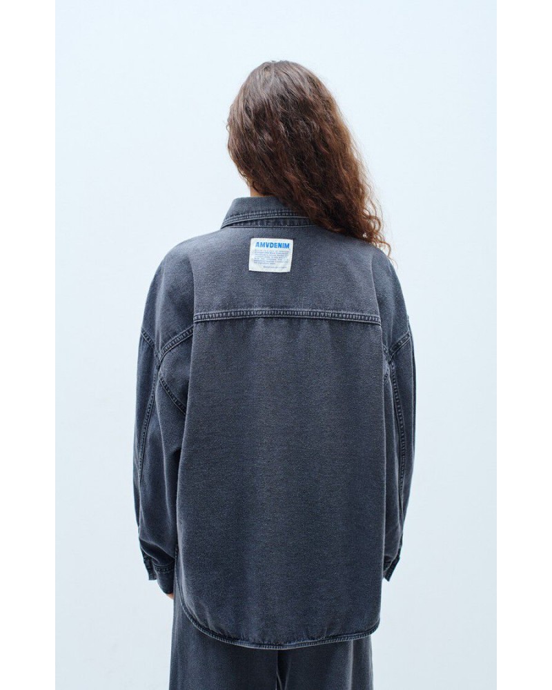Chaqueta denim negra American Vintage