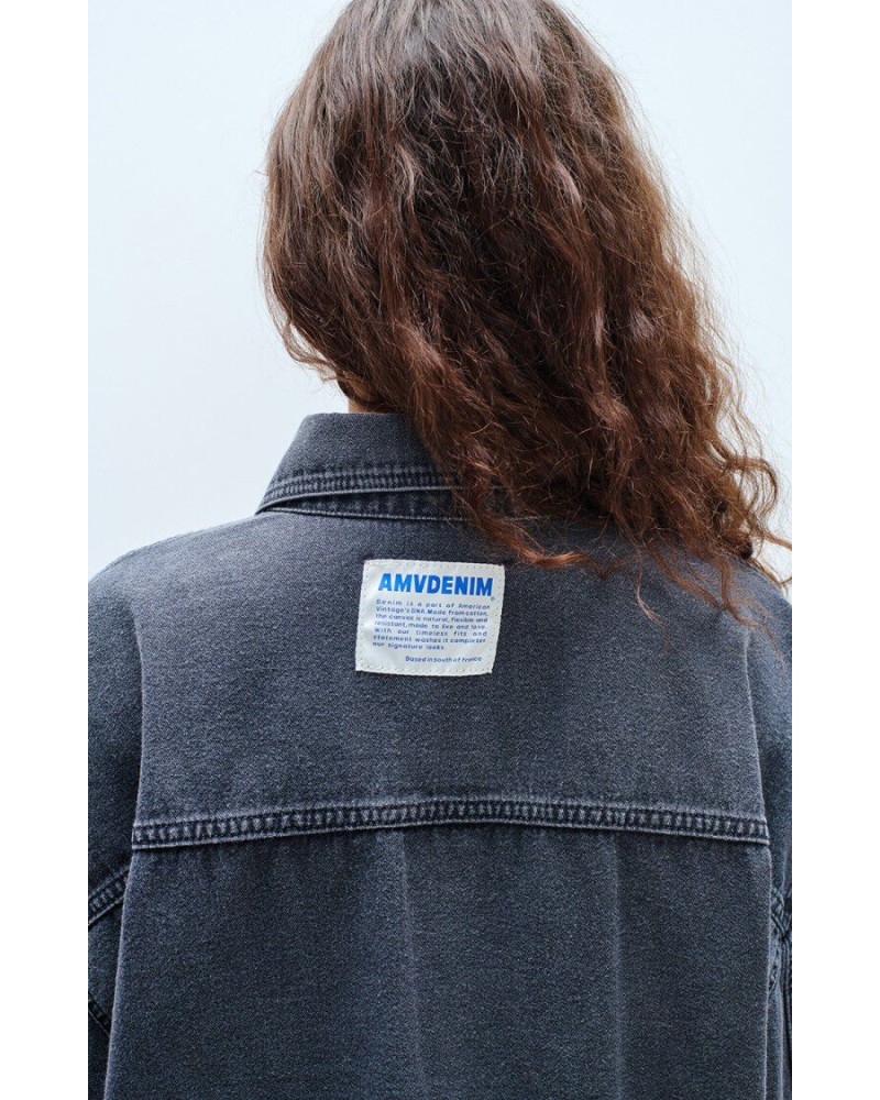 Chaqueta denim negra American Vintage