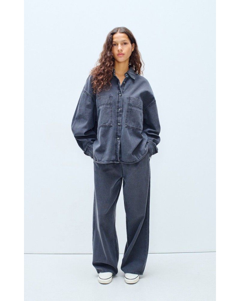 Chaqueta denim negra American Vintage