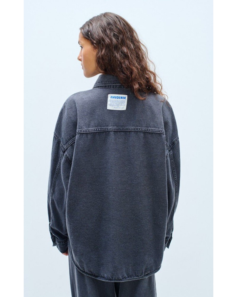 Chaqueta denim negra American Vintage