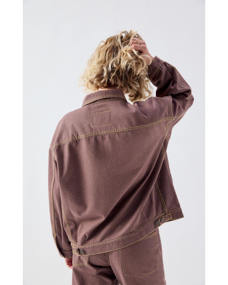 Chaqueta denim marròn American Vintage