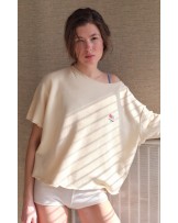 Sudadera toalla manga corta American Vintage
