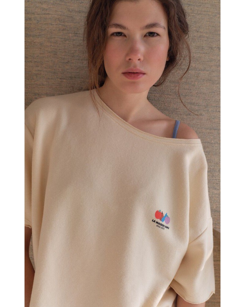 Sudadera toalla manga corta American Vintage