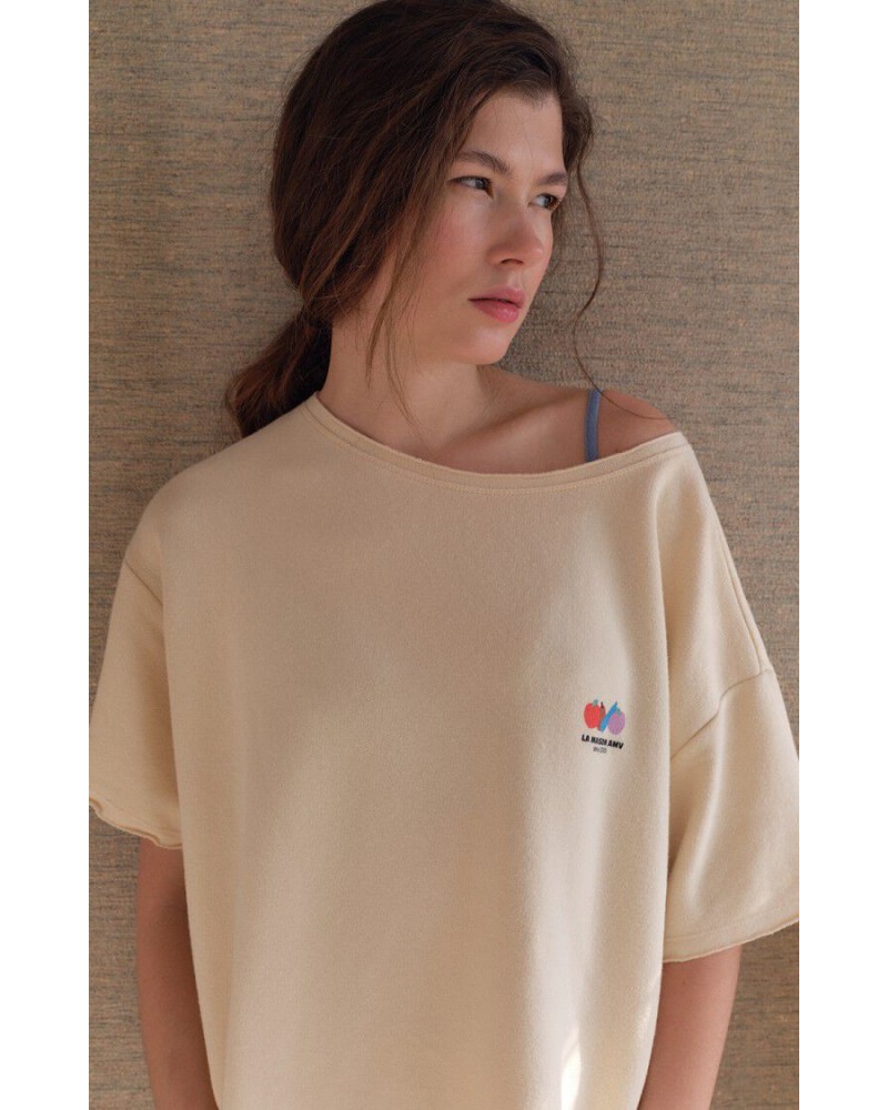 Sudadera toalla manga corta American Vintage