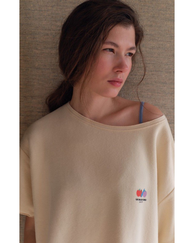 Sudadera toalla manga corta American Vintage