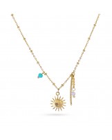 Collar acero sol cadena Anartxy