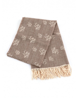 Pañuelo monograma con flecos Liujo