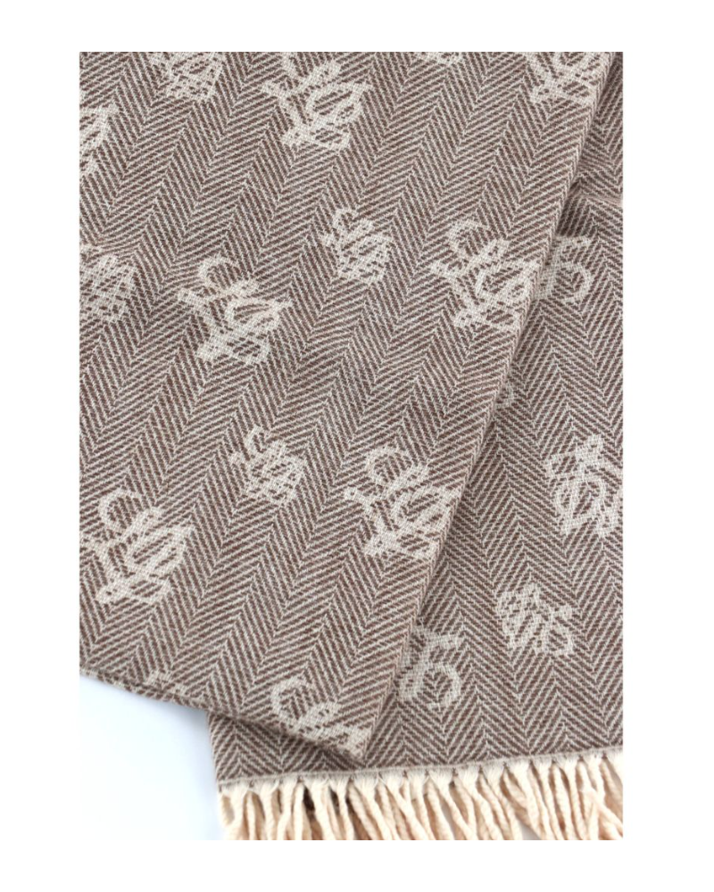 Pañuelo monograma con flecos Liujo