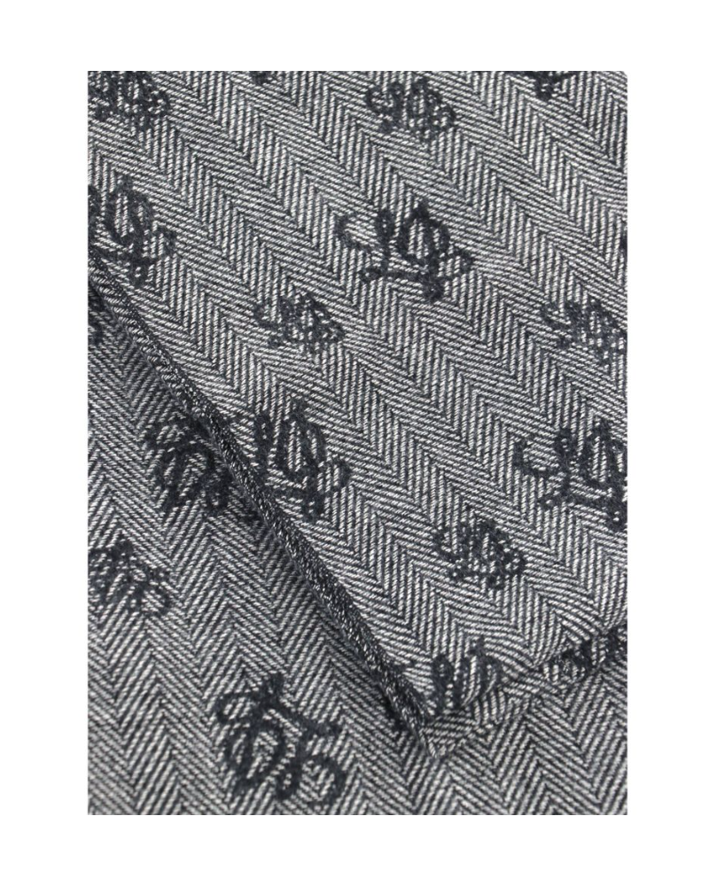 Pañuelo monograma con flecos Liujo